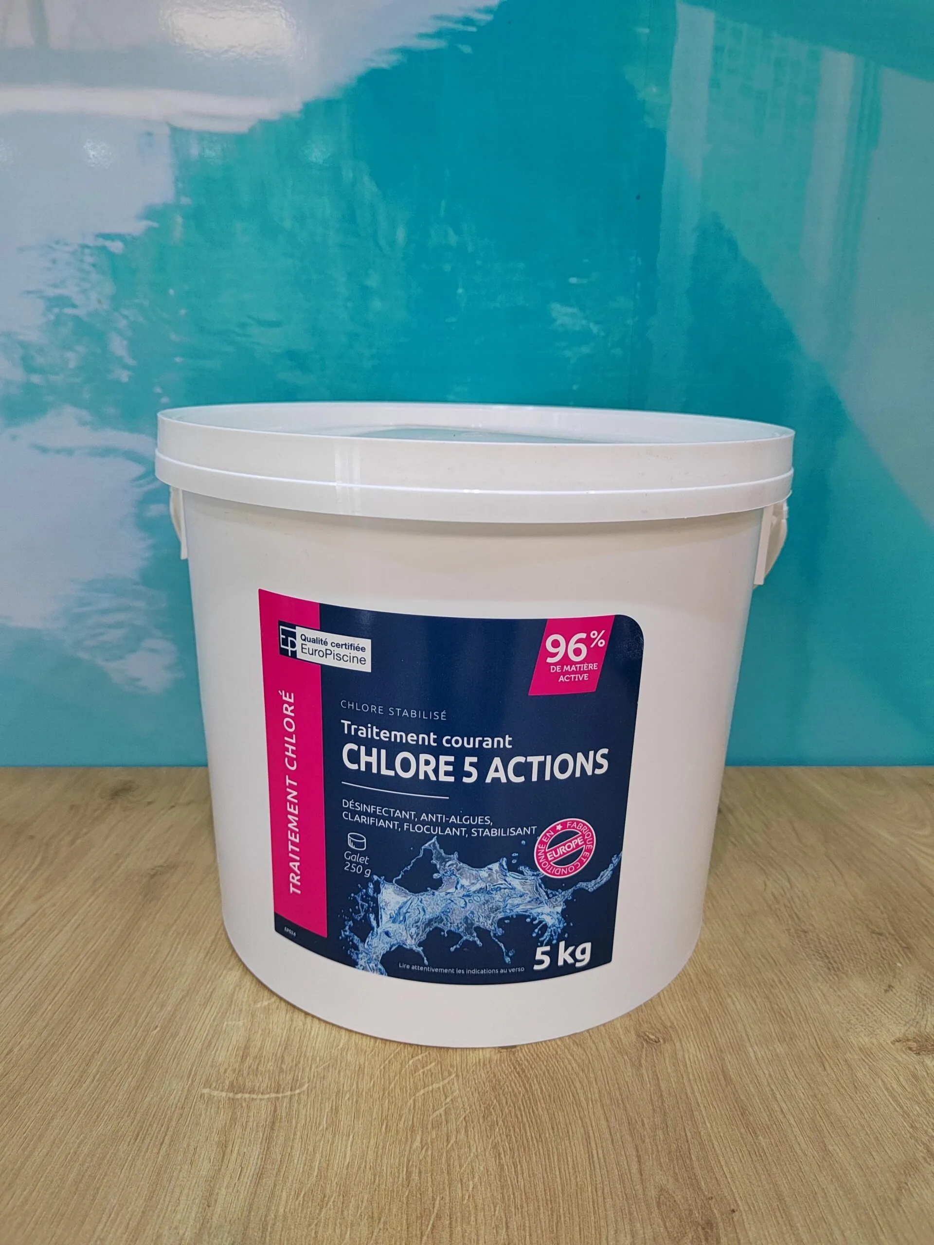 Chlore 5 actions