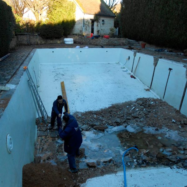 Réalisation n° 5 - Avant - Pool staging