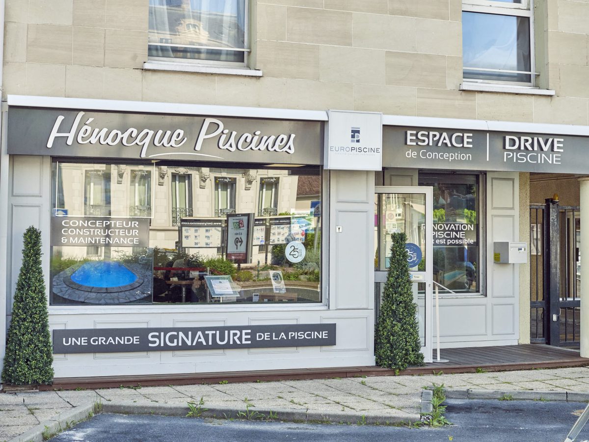 Boutique Hénocque Piscines et Spas à Lamorlaye dans l'Oise (60)