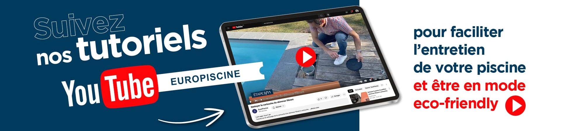 Suivez nos tutoriels sur Youtube